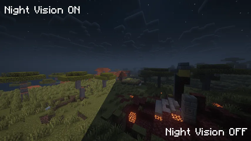 Gamma Tweaks (Fullbright), Моды, Minecraft