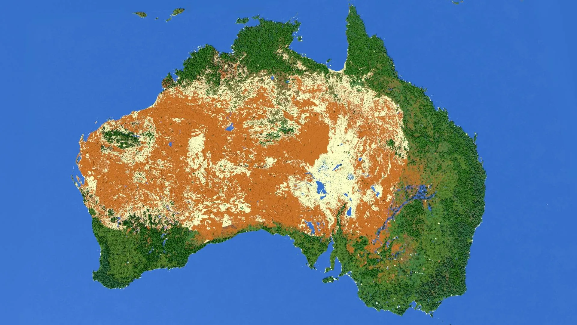 Australia - Survival World, Карты, Minecraft