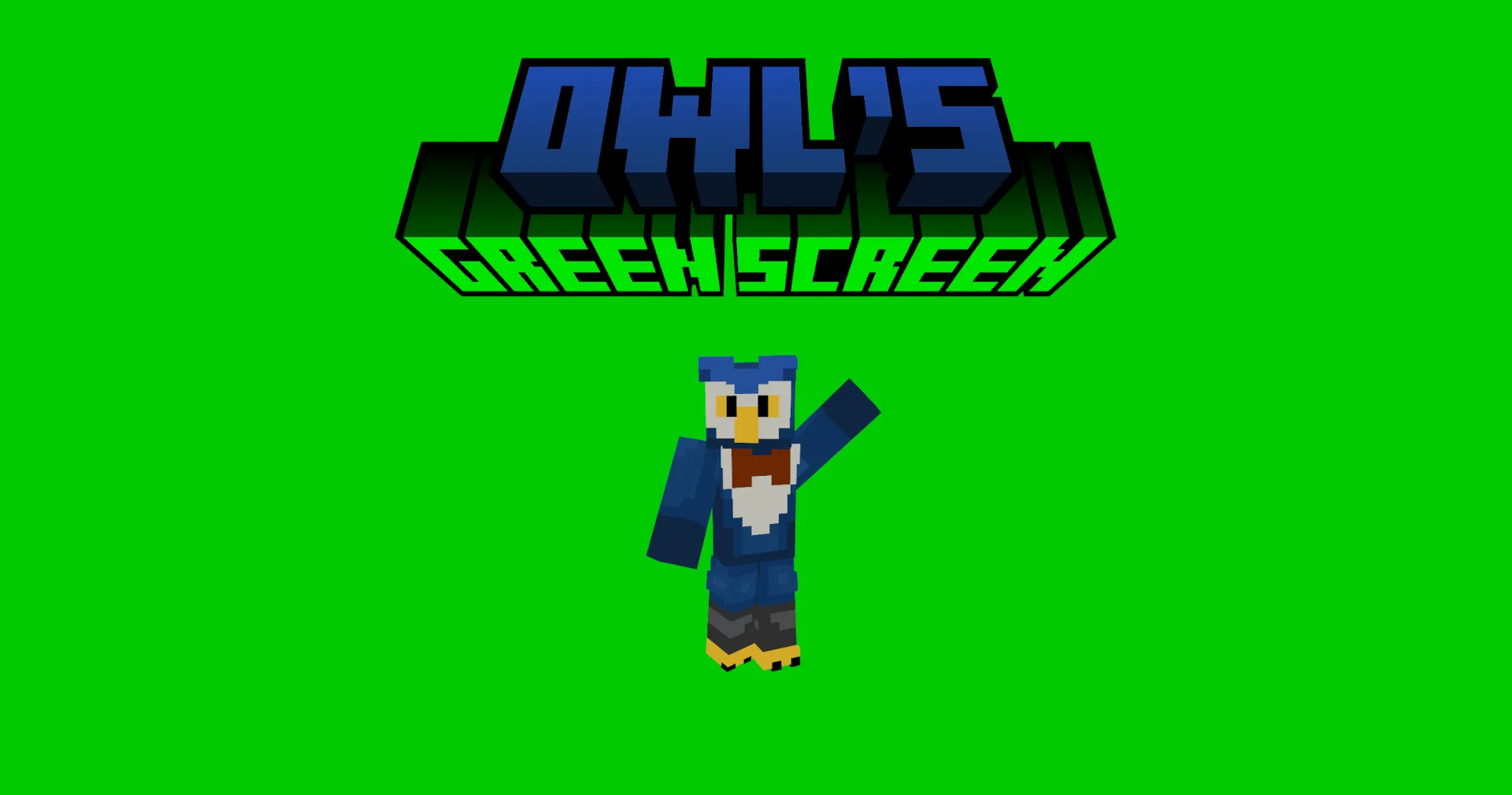 Owl's Green Screen — скриншот 1 (Моды, Minecraft)