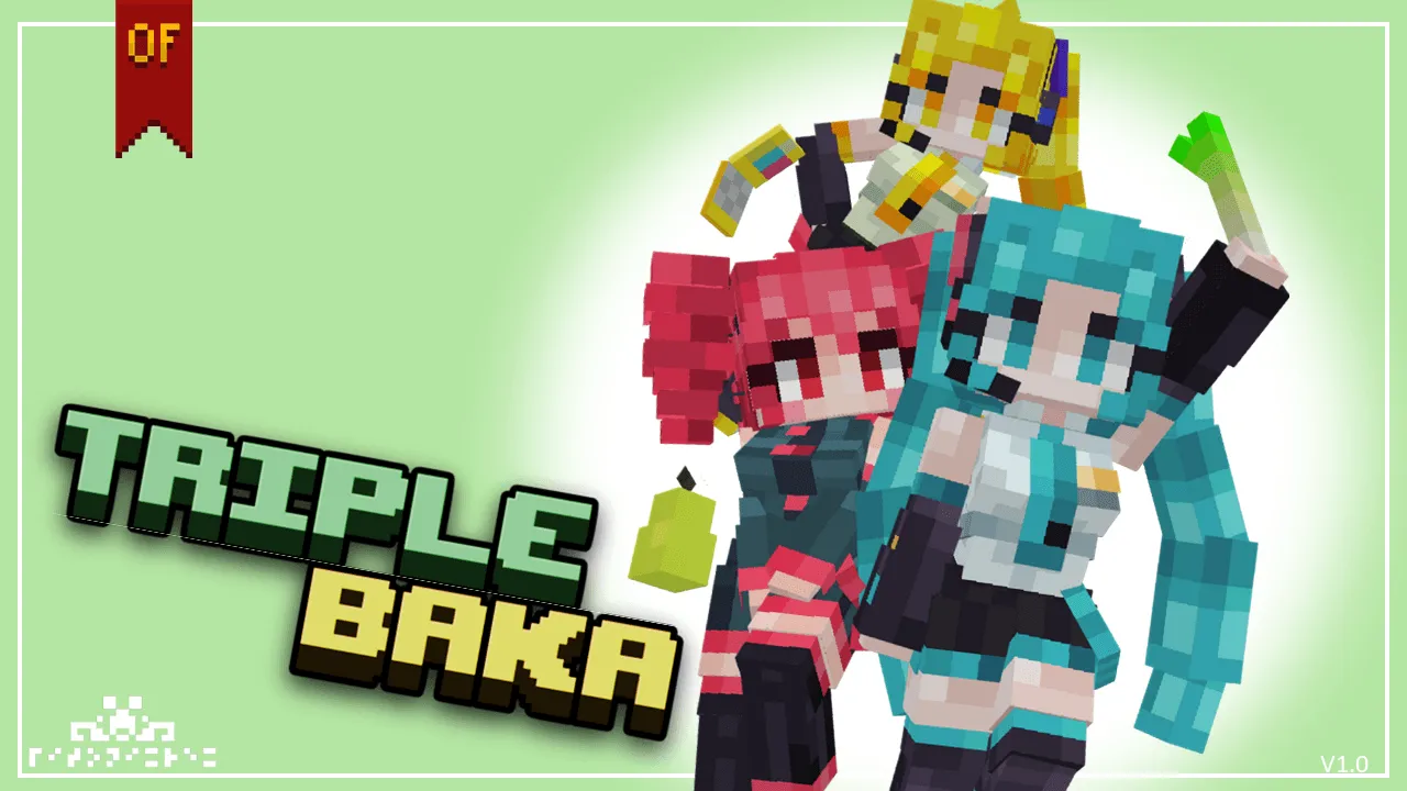 Triple Baka OwO, Текстуры, Minecraft