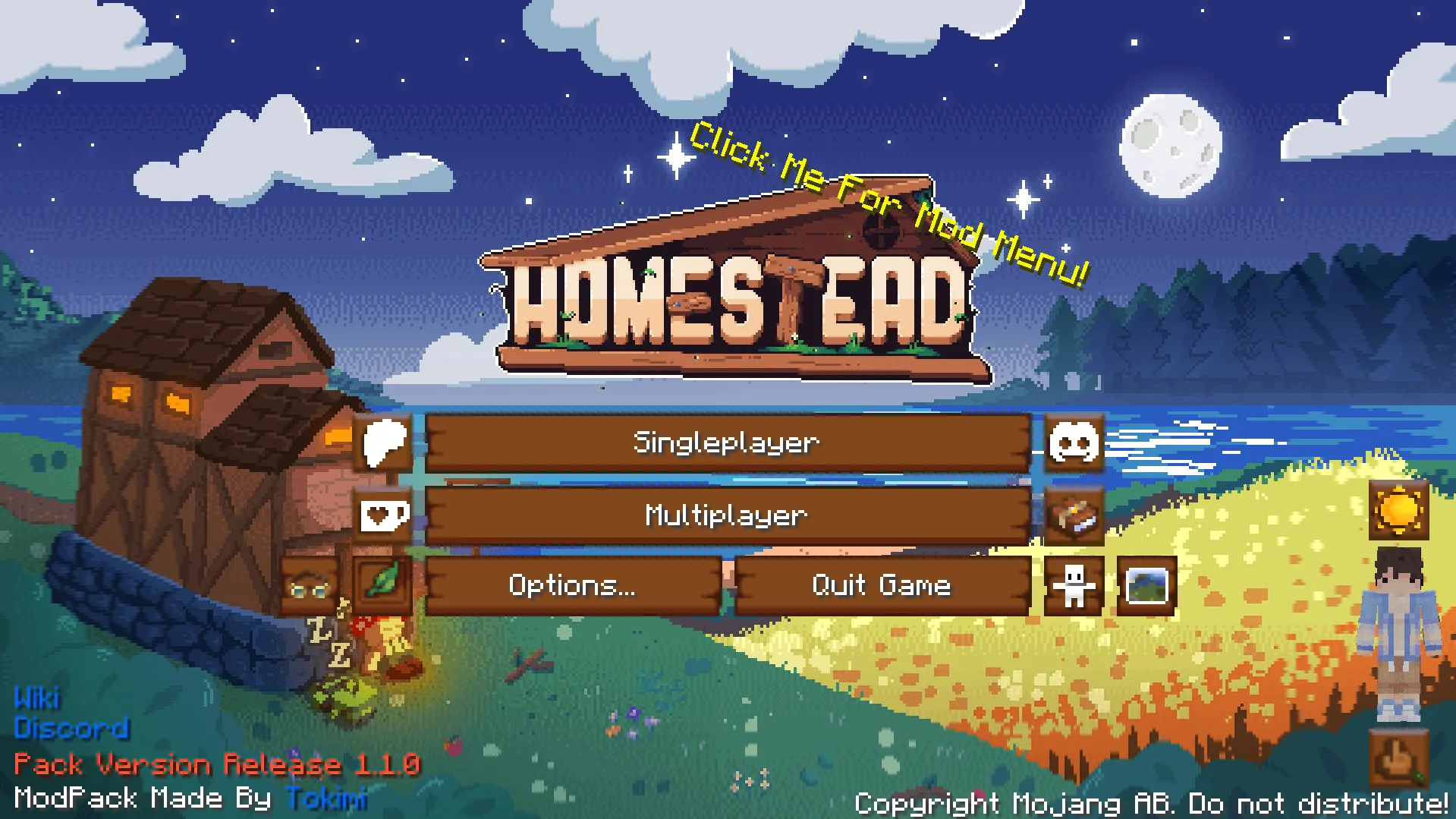 Homestead - A Cozy Survival Experience, Модпаки, Minecraft