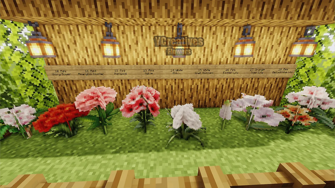 YCreativesFlowers, Моды, Minecraft