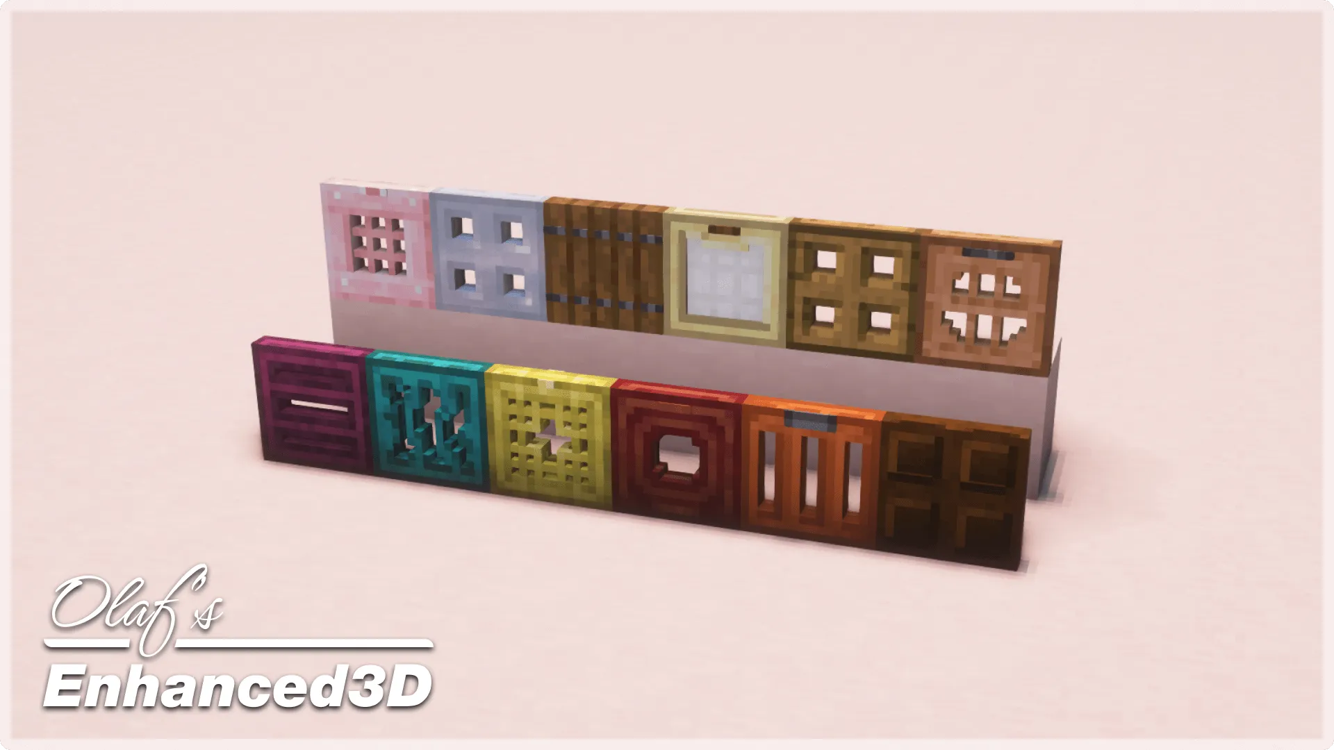 Olaf's Enhanced 3D — скриншот 6 (Текстуры, Minecraft)