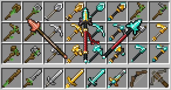 Tools Reimagined! [Java], Текстуры, Minecraft