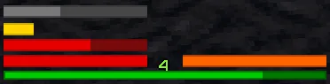Clean HUD Bars, Текстуры, Minecraft
