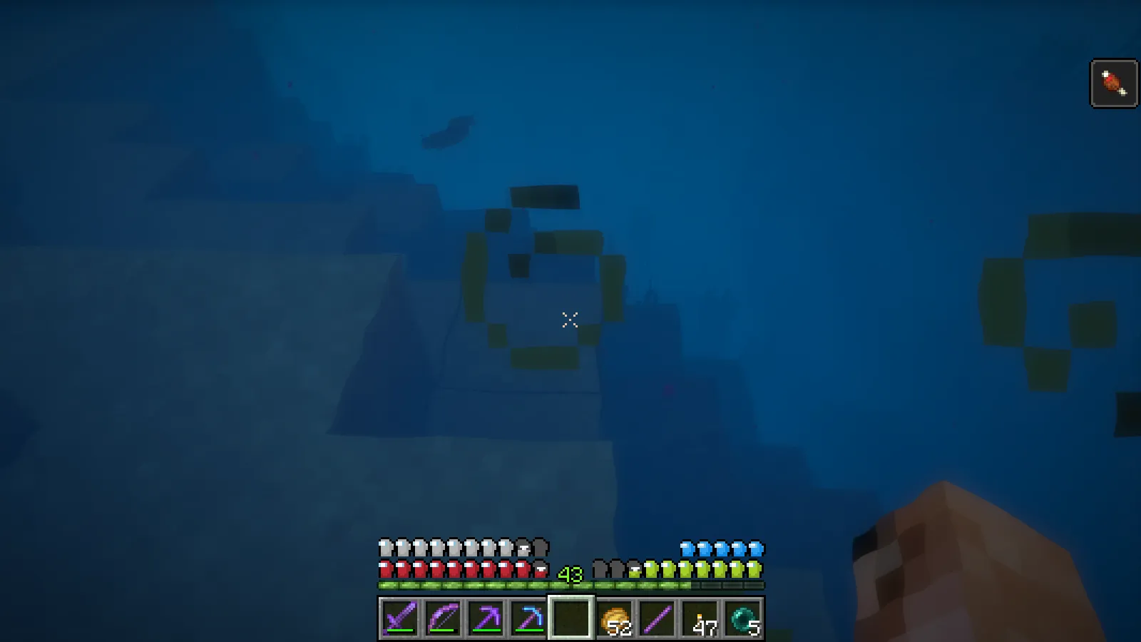 TheSilentMeerkat's Mid-Effort Amogus HUD Pack — скриншот 2 (Текстуры, Minecraft)