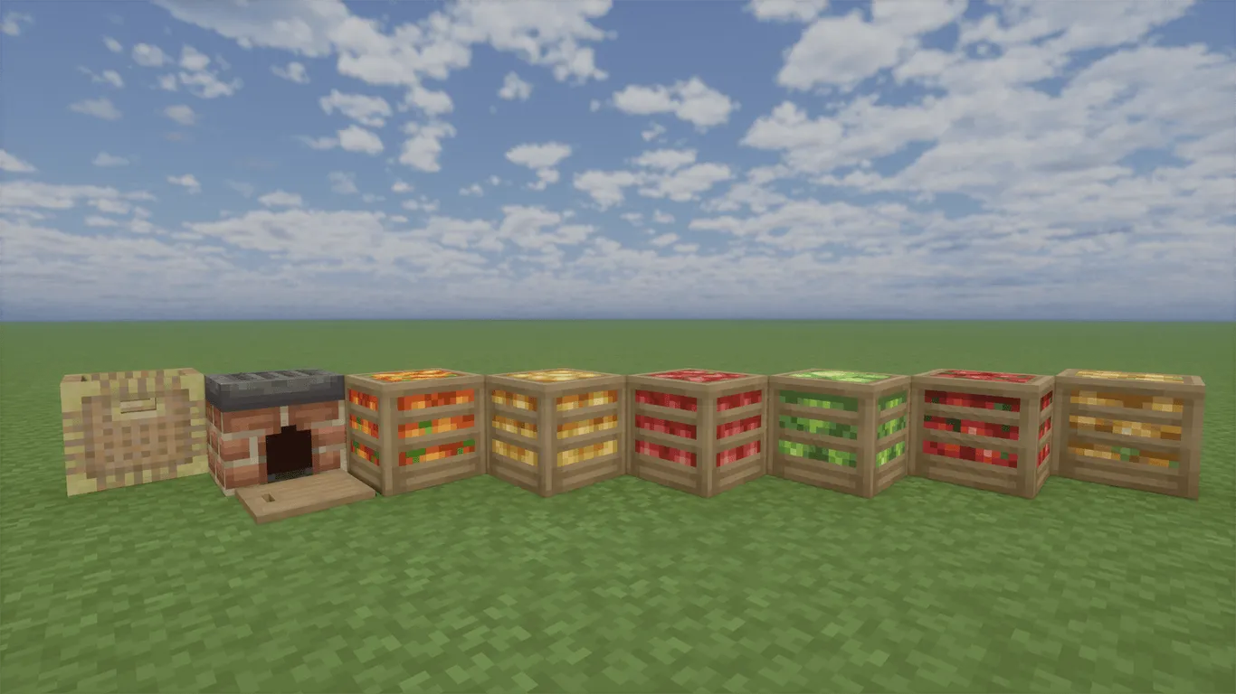 Farmer's Delight Refabricated Ashen Compat — скриншот 2 (Текстуры, Minecraft)