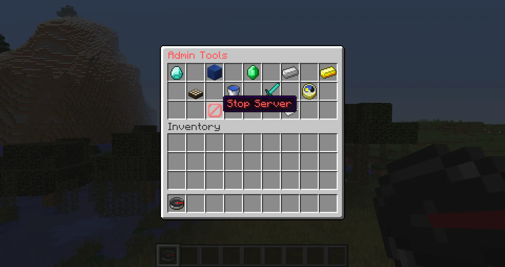 Server Tools GUI — скриншот 1 (Плагины, Minecraft)