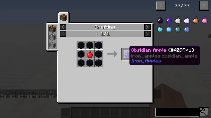 Iron Apples, Моды, Minecraft