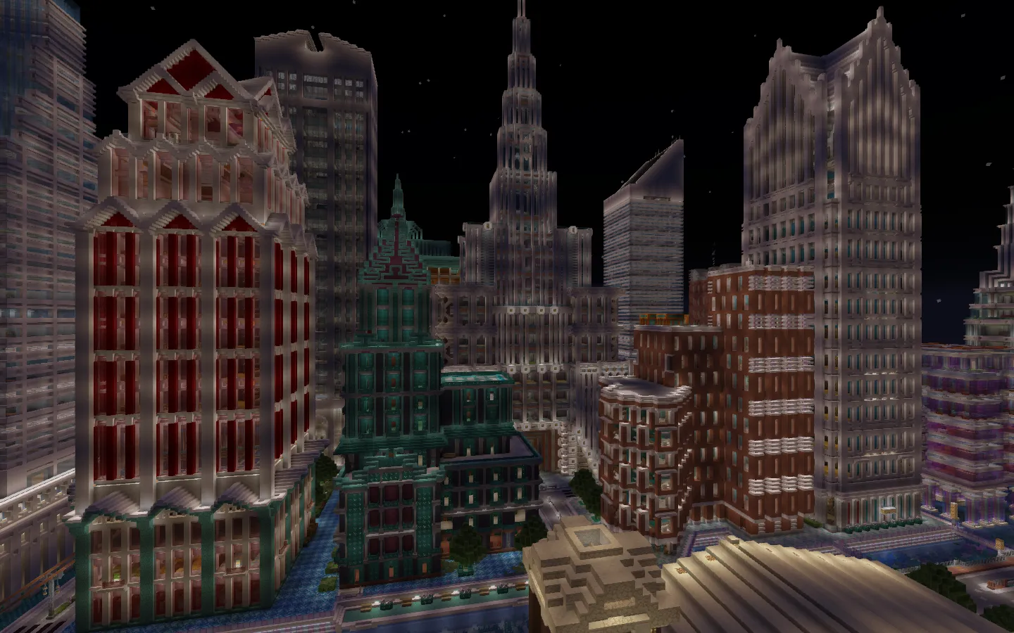 Radiant City Official, Карты, Minecraft