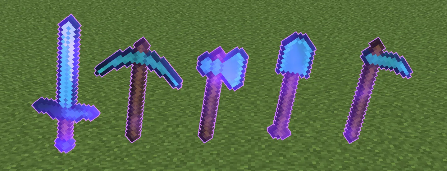 Enchantment Outline 32x — скриншот 1 (Текстуры, Minecraft)