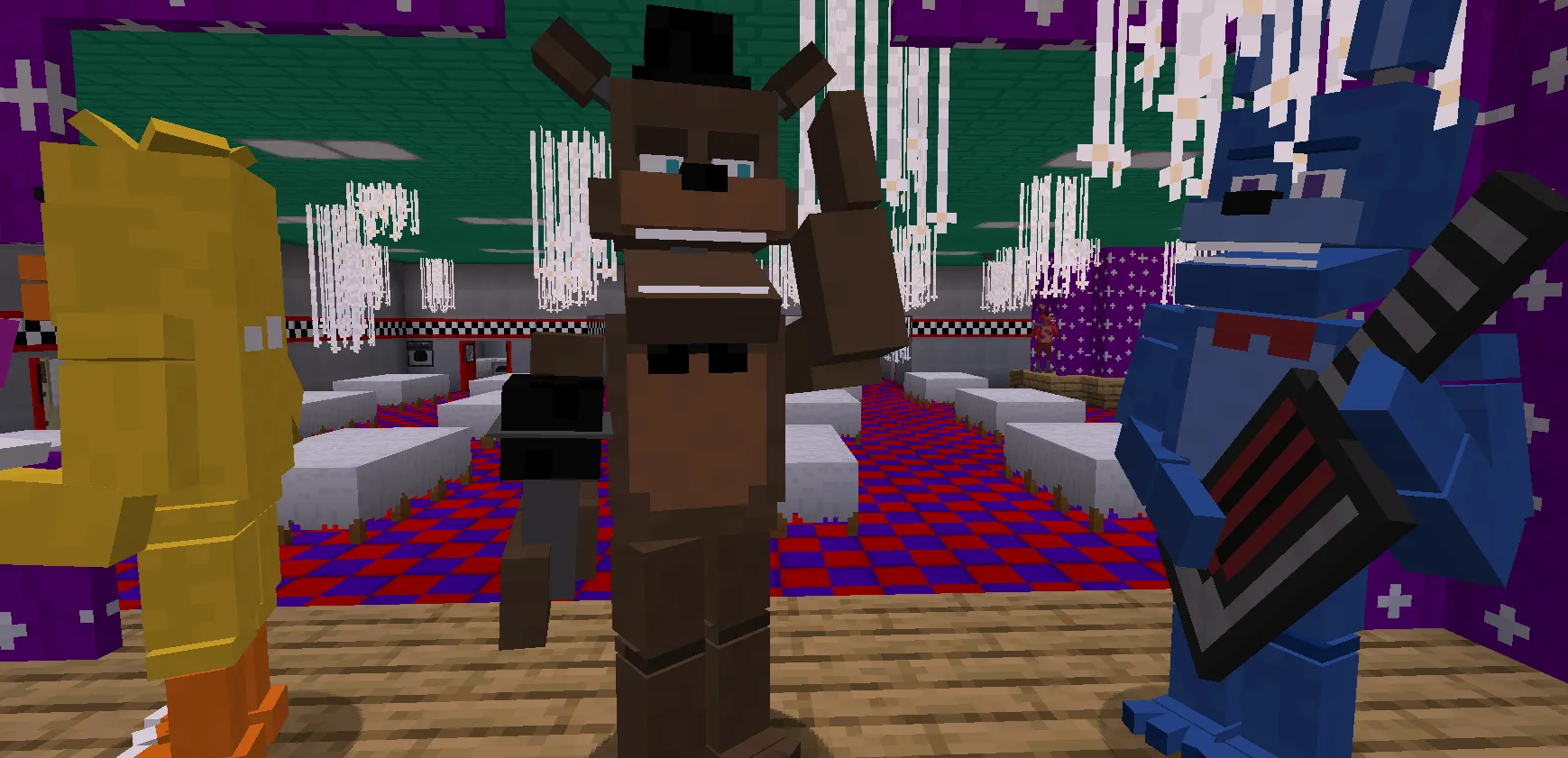 Five Night´s at Blocks, Моды, Minecraft