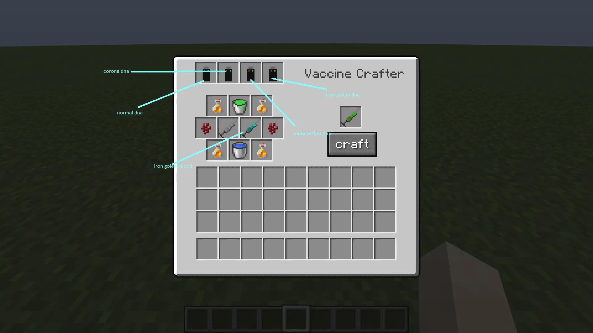 Corona Apocalypse, Моды, Minecraft