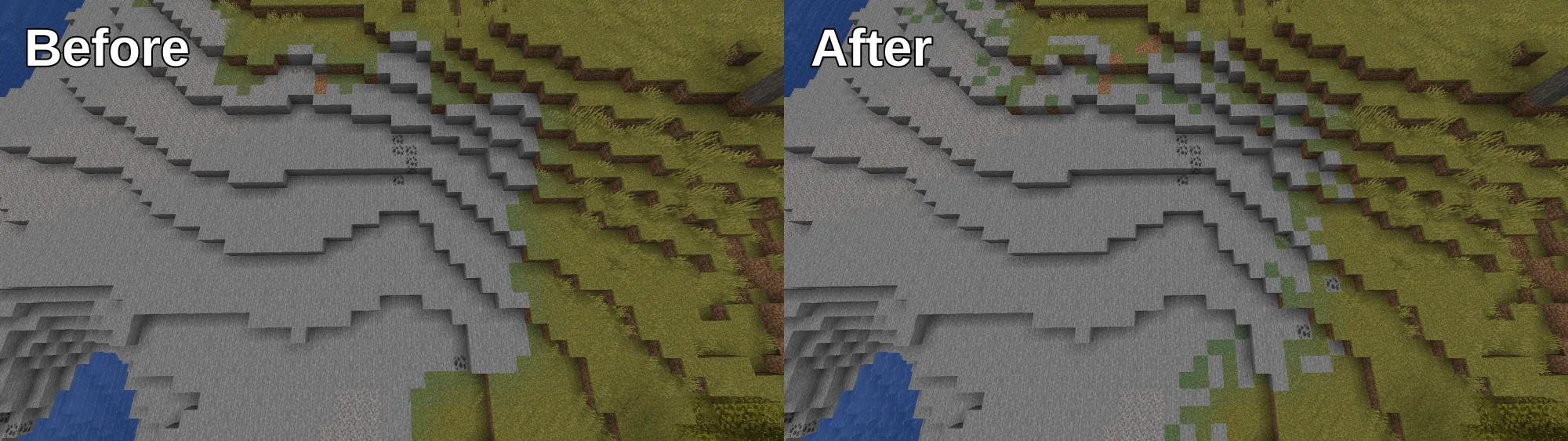 Pufferfish's Biome Dither [Fabric & Forge & NeoForge], Моды, Minecraft