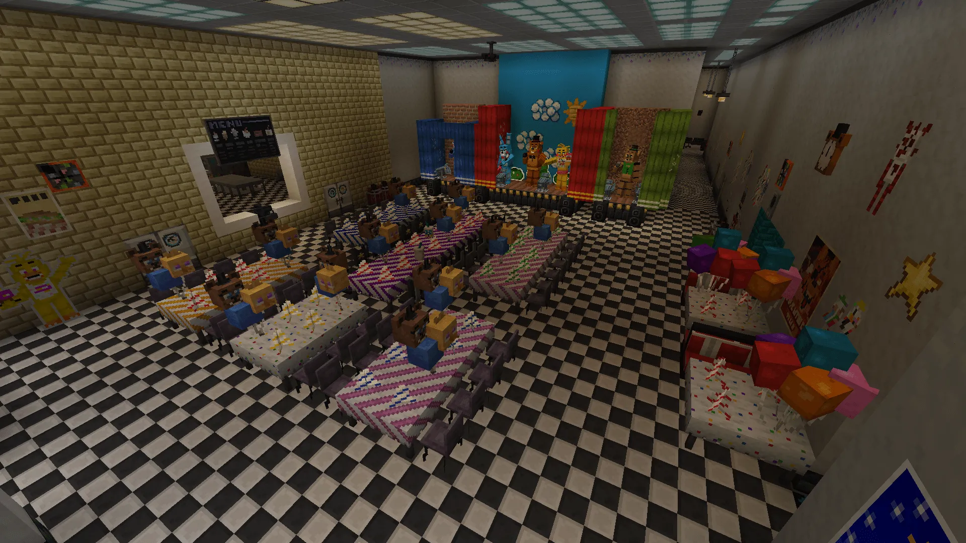 PenguinMinerGman's Custom FNAF 2 Pizzeria — скриншот 3 (Карты, Minecraft)