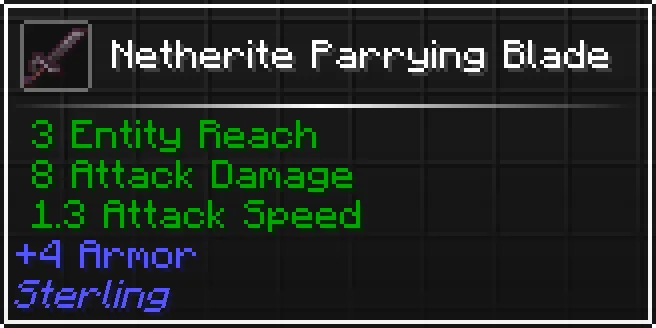 Sterling, Моды, Minecraft