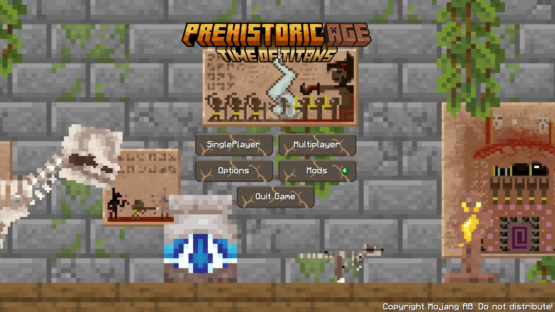Fossils and archeology parallax — скриншот 1 (Текстуры, Minecraft)