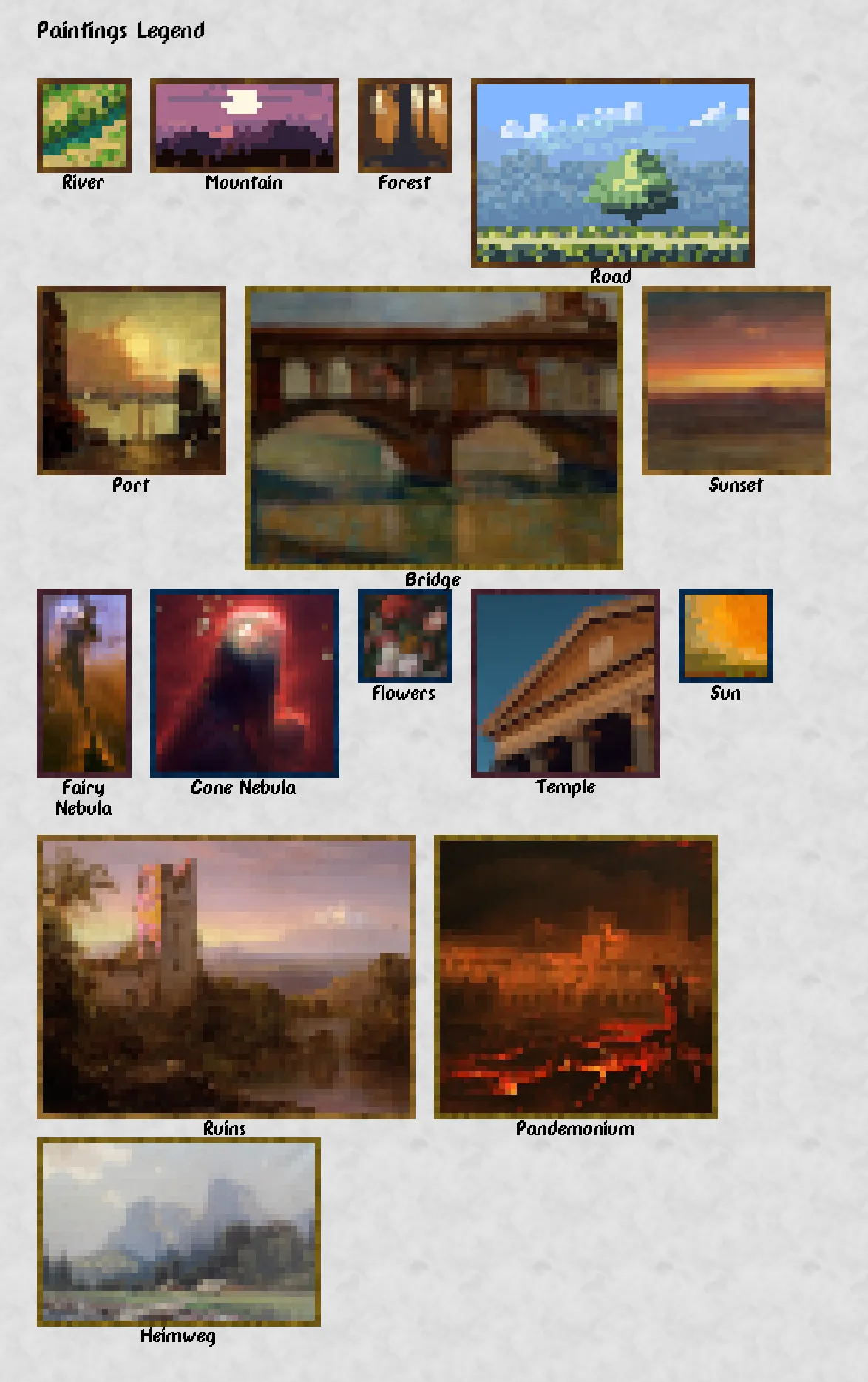 New Custom Paintings - Resource Pack — скриншот 2 (Текстуры, Minecraft)