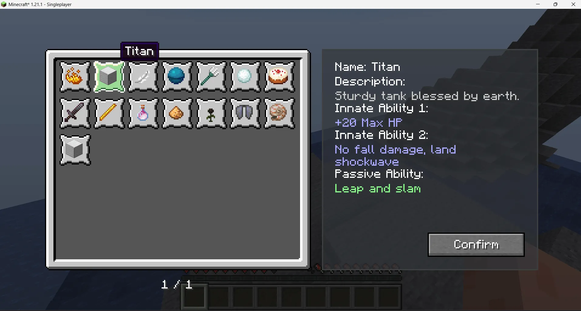 Superior Origins, Моды, Minecraft