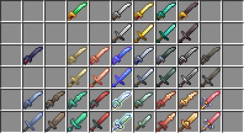 Swords of the Seven Seas — скриншот 1 (Моды, Minecraft)