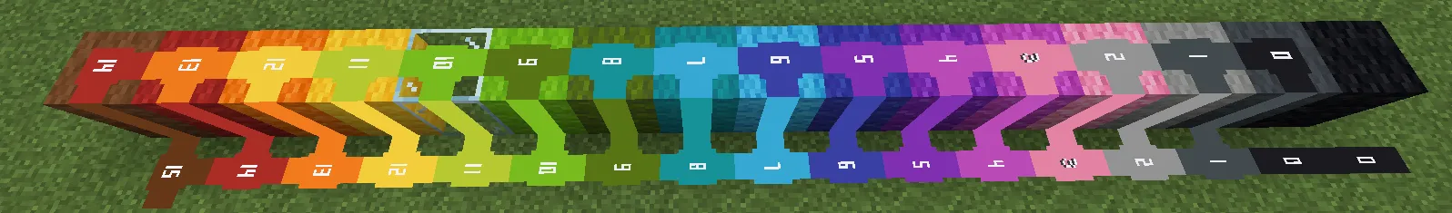 Rainbow Redstone, Текстуры, Minecraft