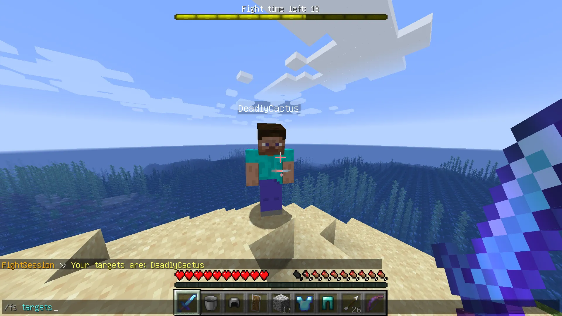 Fight session — скриншот 2 (Плагины, Minecraft)