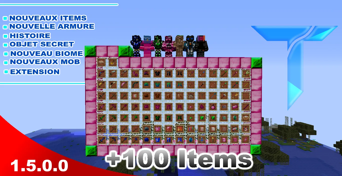 Traptadium, Моды, Minecraft