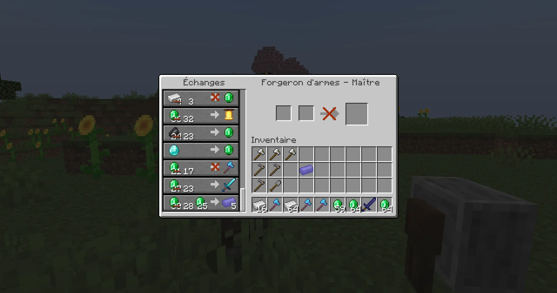 Métal étoile, Моды, Minecraft
