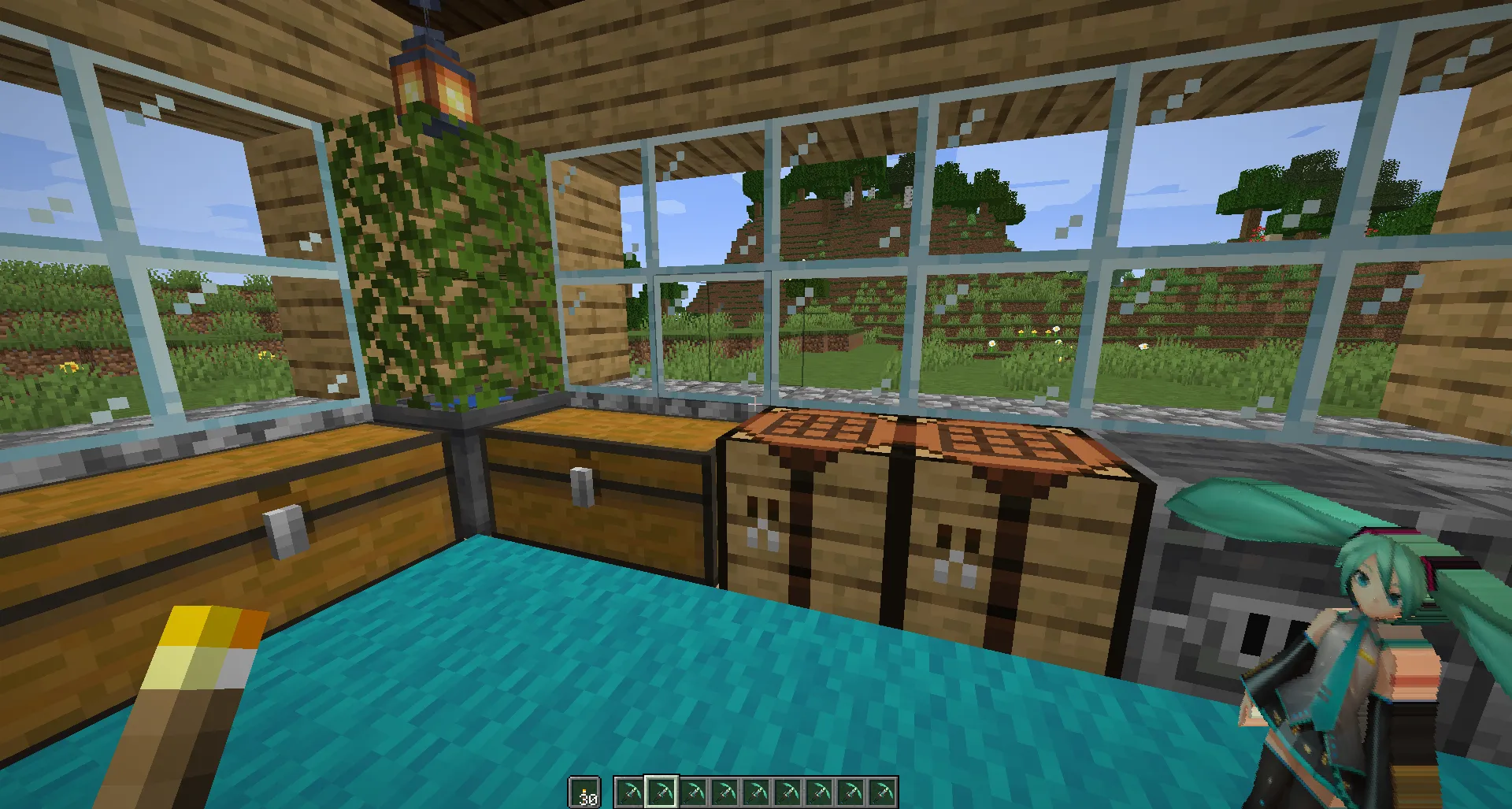 Hatsune Piku — скриншот 4 (Текстуры, Minecraft)