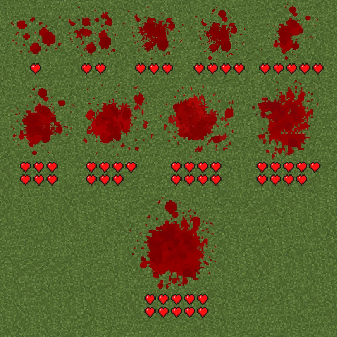Blood N' Particles - Datapack, Дата-паки, Minecraft