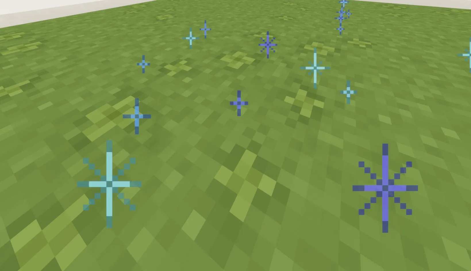 Melody's Snowflake Sparkle XP Orbs Periwinkle, Текстуры, Minecraft