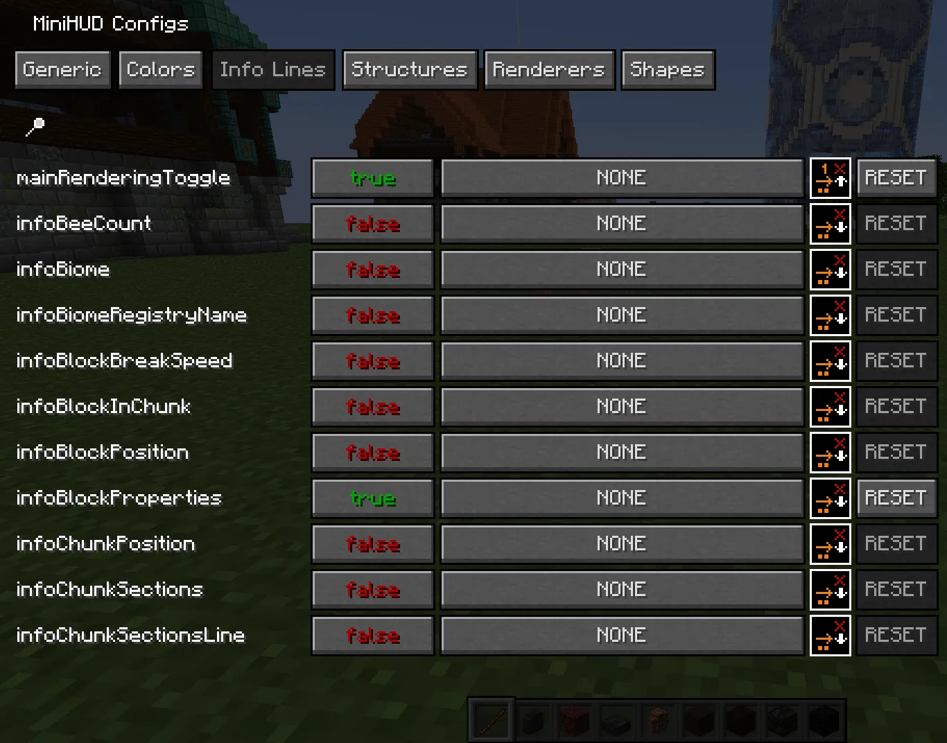 Minihud - Community Updated, Моды, Minecraft