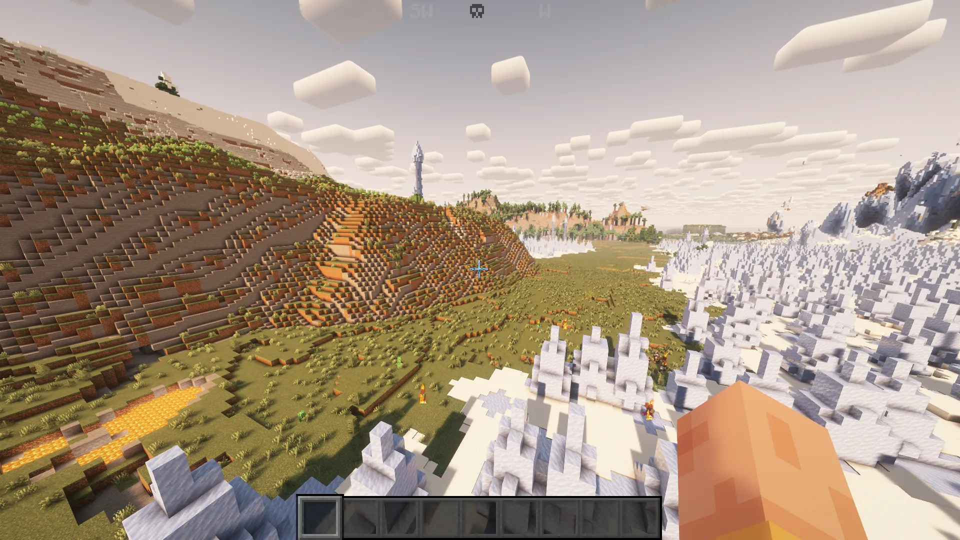 Simple HUD Compass — скриншот 4 (Моды, Minecraft)