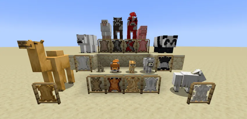 Leather Working - Pelts & Hides — скриншот 3 (Моды, Minecraft)