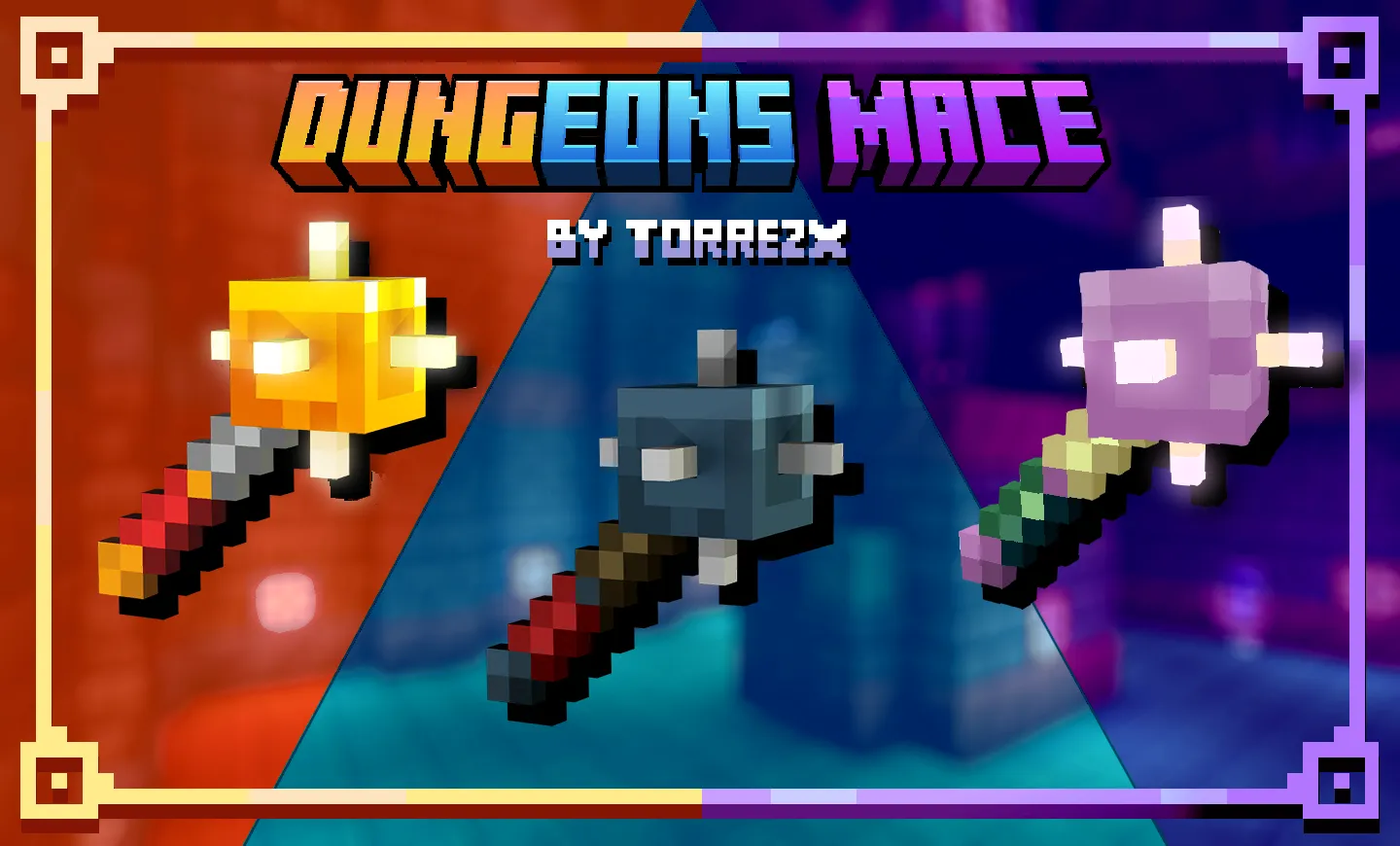 Torrezx-Dungeons mace, Текстуры, Minecraft