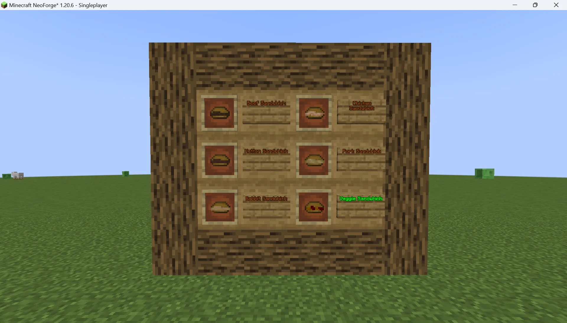 Cakey's Food+ — скриншот 3 (Моды, Minecraft)