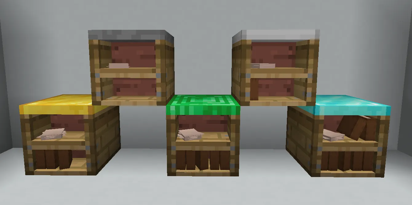 Blockier Storage Racks — скриншот 1 (Текстуры, Minecraft)