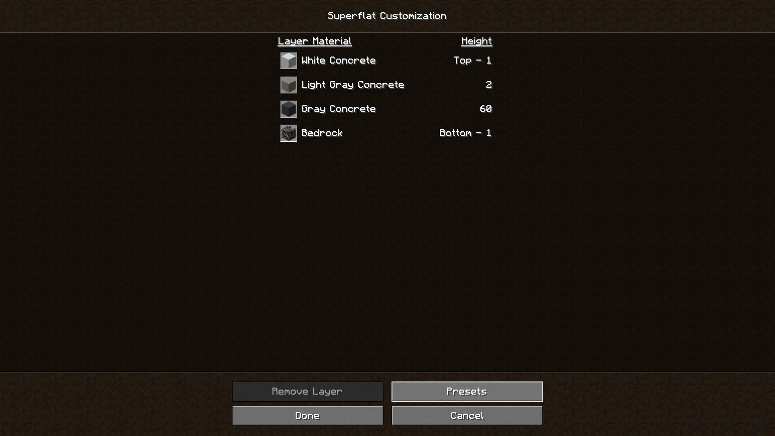 Superflat Revamped, Моды, Minecraft