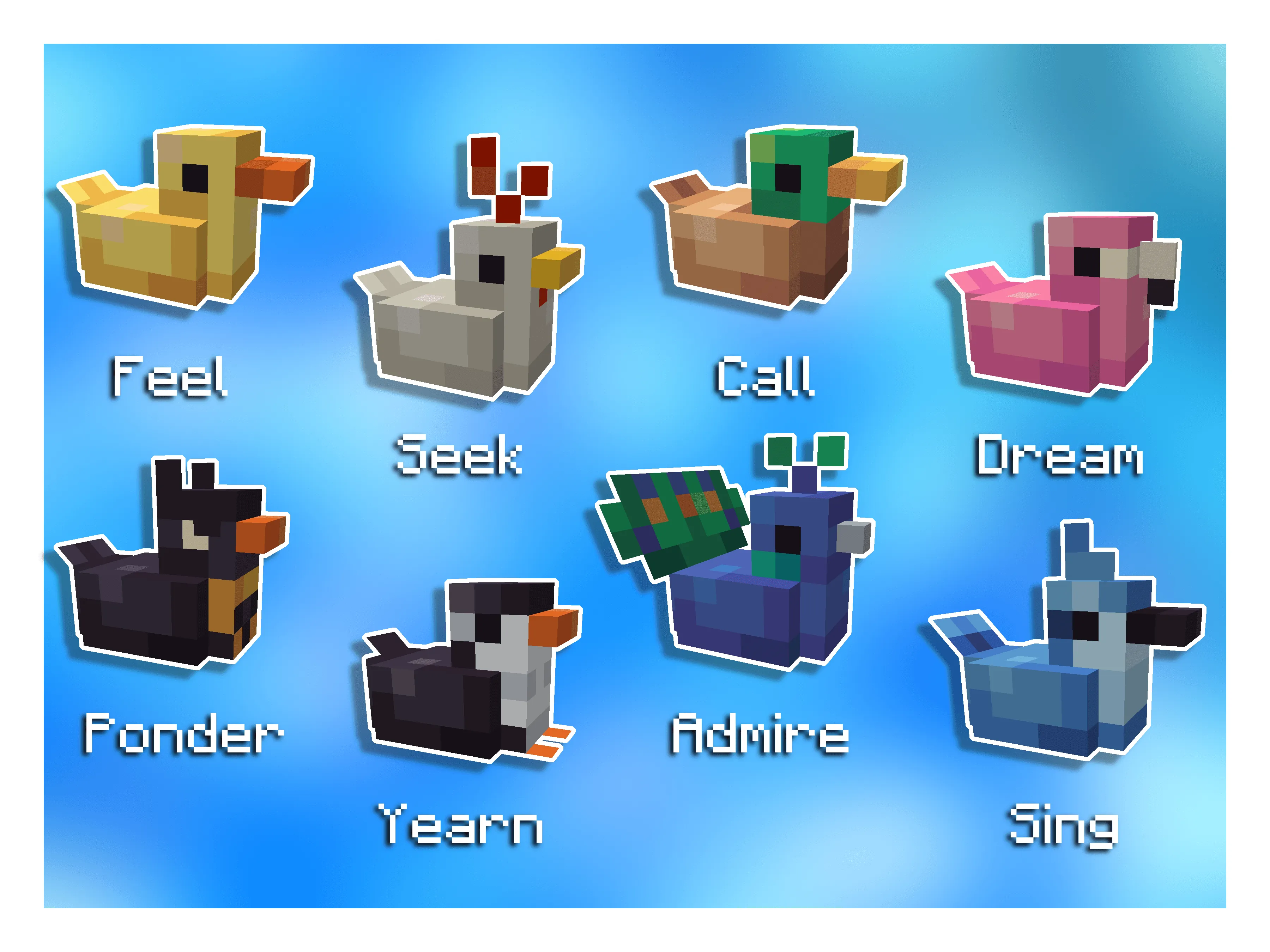 Rubber Duck Goat Horns — скриншот 1 (Текстуры, Minecraft)