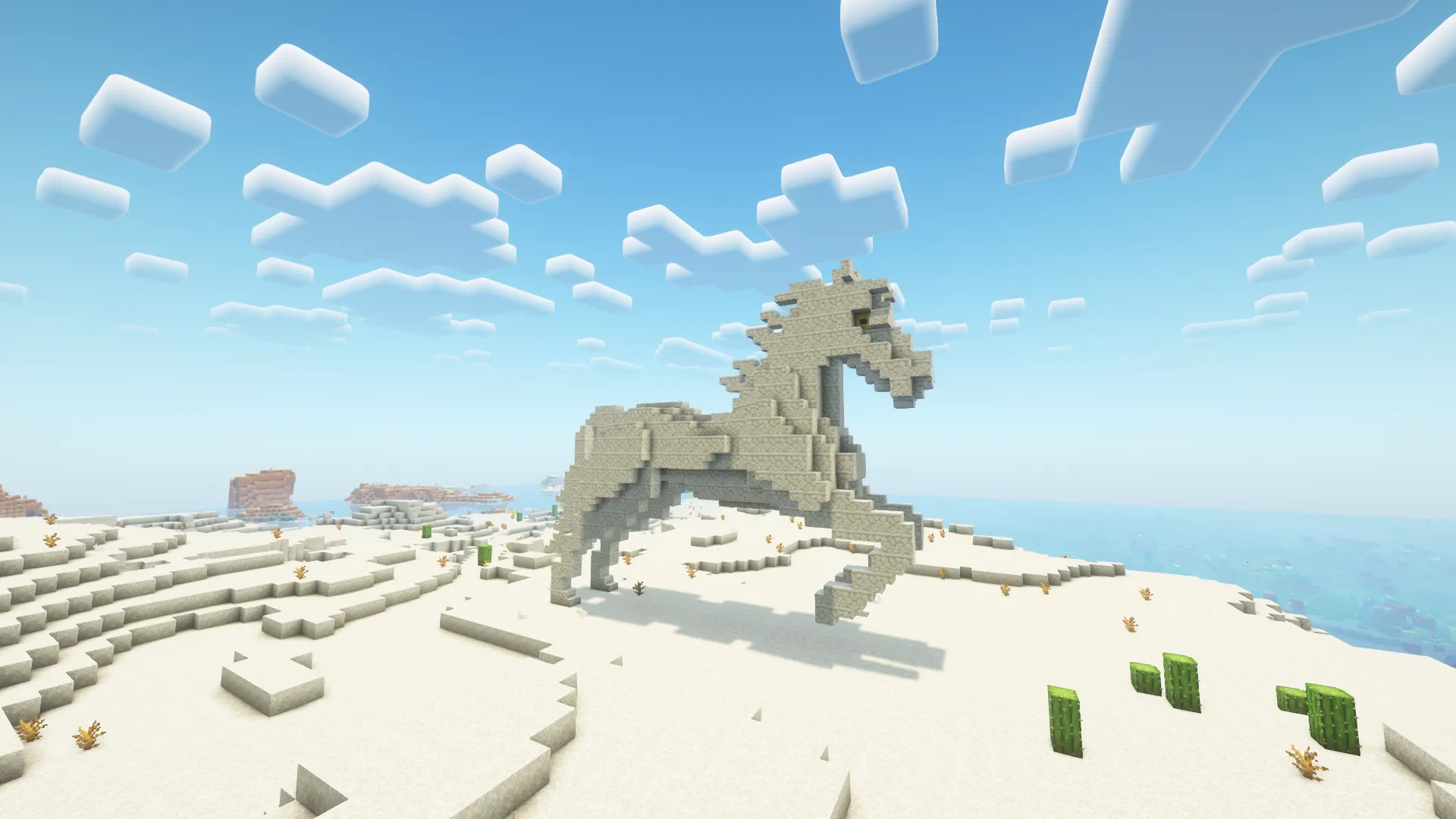 Desert Horse Statue — скриншот 2 (Моды, Minecraft)
