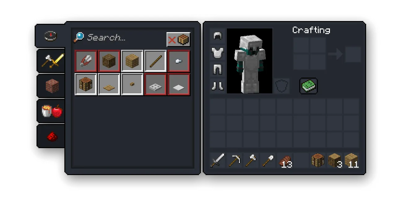 Dark Theme Mode - Revamped — скриншот 4 (Текстуры, Minecraft)