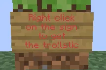 Trollstick, Плагины, Minecraft