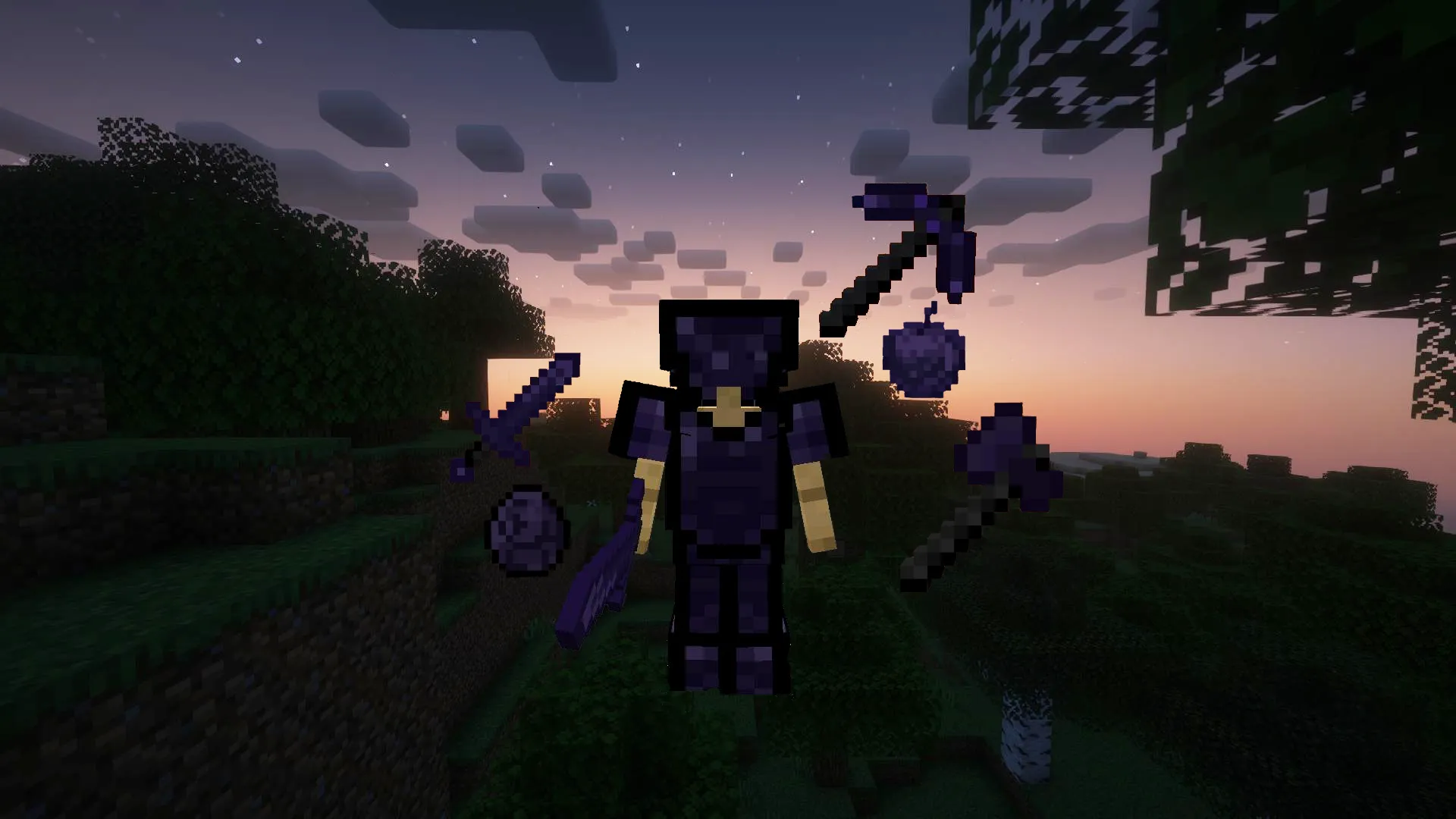 Dark Purple Items — скриншот 1 (Текстуры, Minecraft)