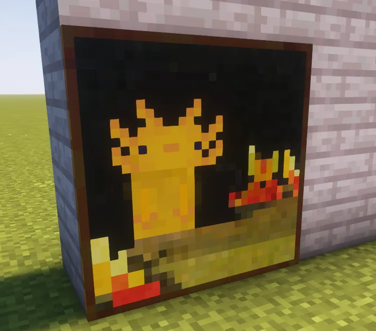 Axolotl Paintings — скриншот 1 (Текстуры, Minecraft)