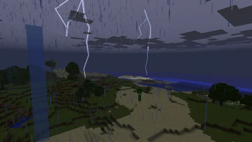 Deadly Weather: lightning/thunder storms, Моды, Minecraft