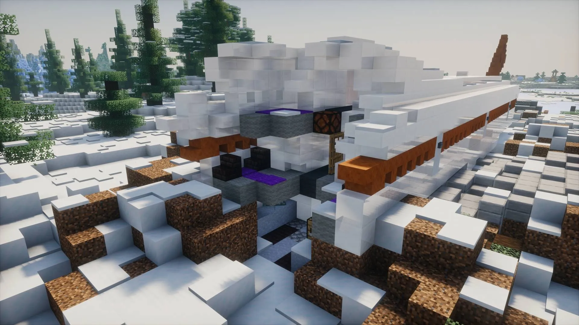 Plane Crash: Frozen Tundra, Карты, Minecraft