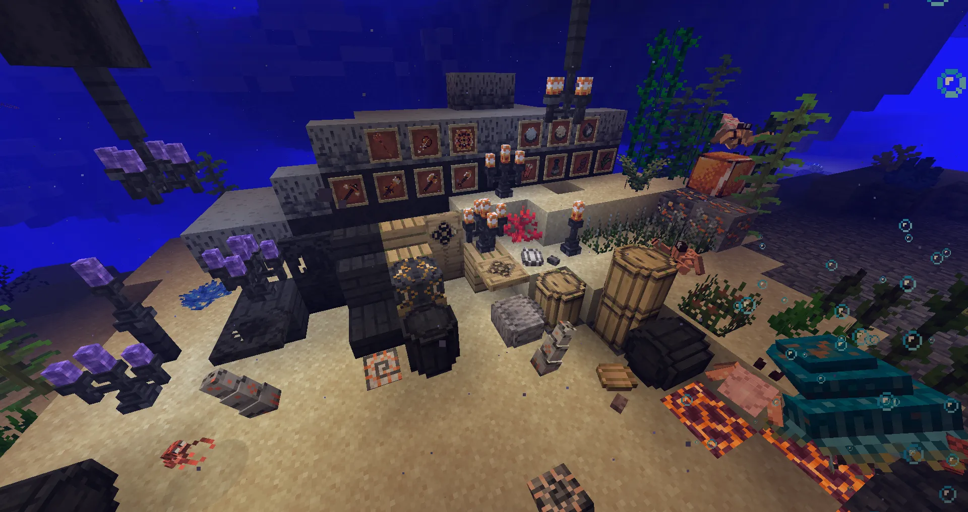 Elliemore's Deep waters, Моды, Minecraft