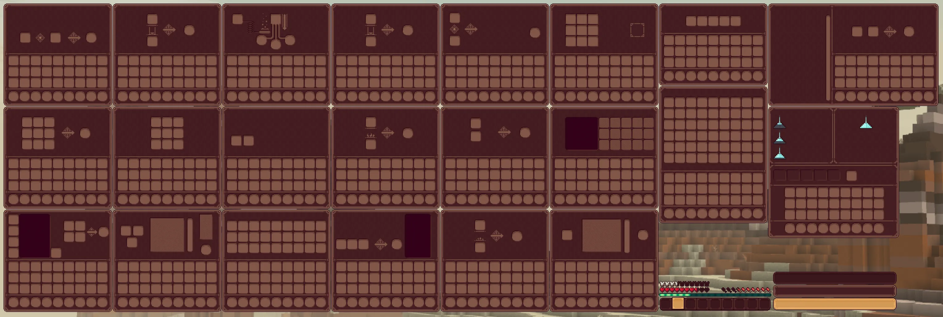 Dark Coffee GUI, Текстуры, Minecraft