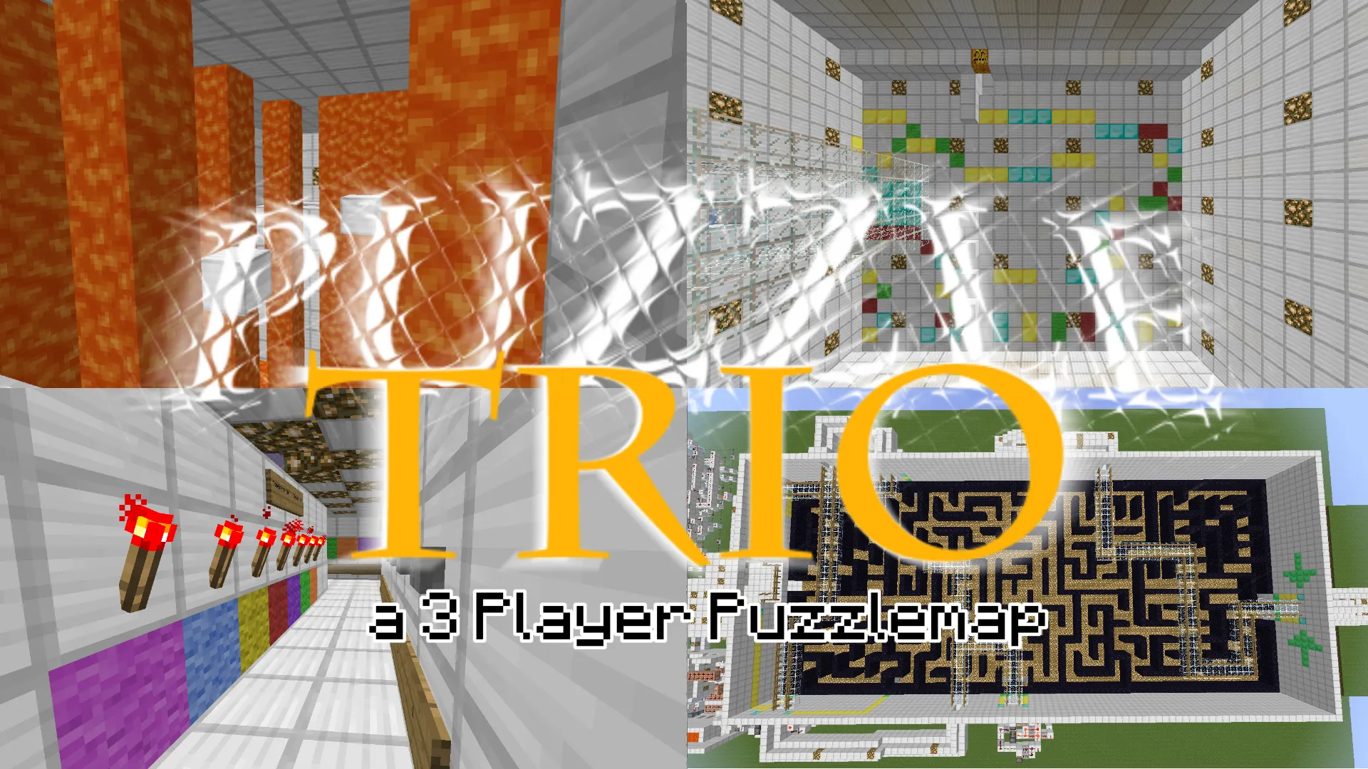 Puzzle Trio, Карты, Minecraft