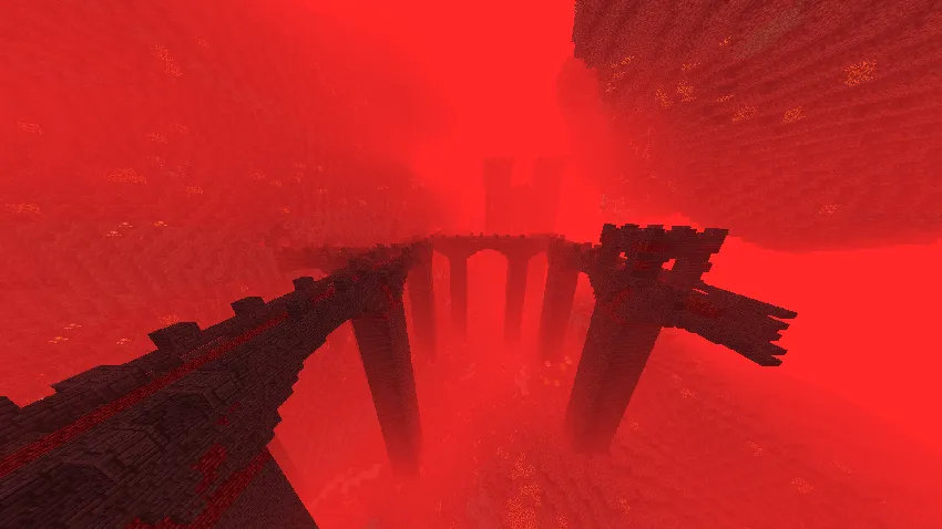 Big Globe - YUNG's Better Nether Fortresses — скриншот 2 (Дата-паки, Minecraft)